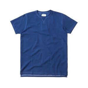 Norse Projects Men’s Niels Pique Tee Sweatshirt Style Crew Neck T-shirt Indigo M